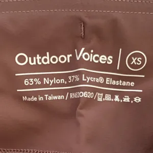 NWT Outdoor Voices Zoom 8"‎ Biker Shorts in Deep Taupe thumbnail 5