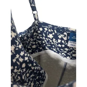 Old Navy XL Petite Blue Floral Sleeveless Mini Dress Women’s Stretch Casual thumbnail 4