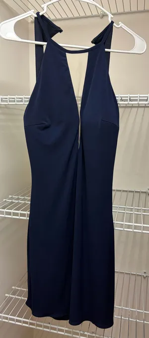 Mini Navy Blue Dress Size 8 thumbnail 1