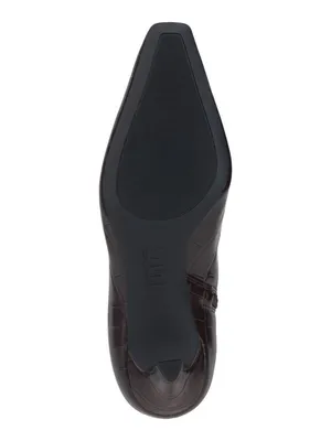 NWT INC International Concepts Knee-High Boots with Kitten Heel Brown Croc 7.5M thumbnail 5