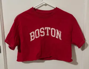 Boston Red Cropped Tee thumbnail 1