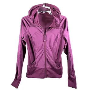 Lululemon In Flux Womens 10 Jacket Regal Plum Purple Reversible Full Zip Hoodie thumbnail 8
