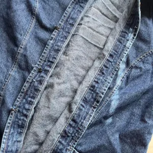 Vintage Y2K boho blue denim lightweight jacket with beaded & chain details large thumbnail 5