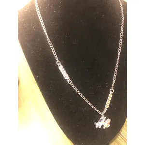 Disney Ludo Studio EUC Bluey Bingo Silvertone Necklace thumbnail 4