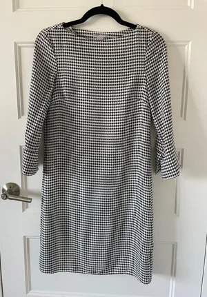 Cute  Work Dress Houndstooth thumbnail 1