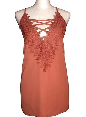 Nine Britton stitch fix top it’s like a coral orange color size XXL NWT thumbnail 1