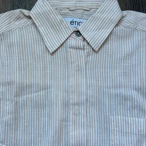 Etica Striped Button Down White Size XS thumbnail 2