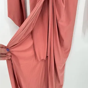 NWT Misa Los Angeles Pink Twist Front‎ Maxi Dress Small Wedding Guest thumbnail 8