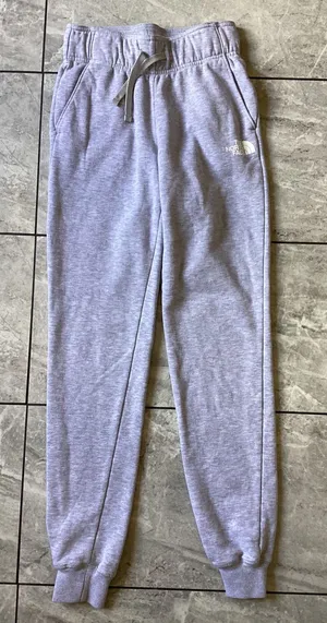The North Face Womens XS Lavender Grey Heather Fleece Jogger Sweatpants NF0A475Y thumbnail 1