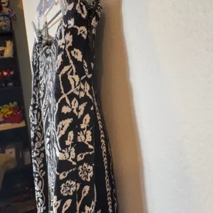 Abercrombie & Fitch Black Floral Print Wide Leg Boho Casual Pants Size‎ 2 thumbnail 4