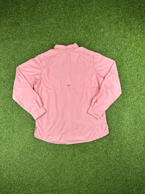 Columbia Sportswear pink long sleeve button up Shacket thumbnail 13