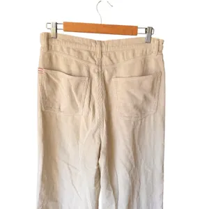 Urban Outfitters - High & Wide Corduroy Cream Y2K Grunge Wide Leg Pants Sz 31 thumbnail 5