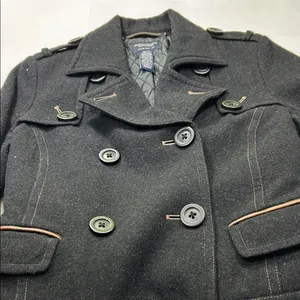 American Eagle Outfitters Charcoal Peacoat thumbnail 8