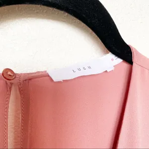 Lush Elly Wrap Dress Withered Rose Size Medium thumbnail 10