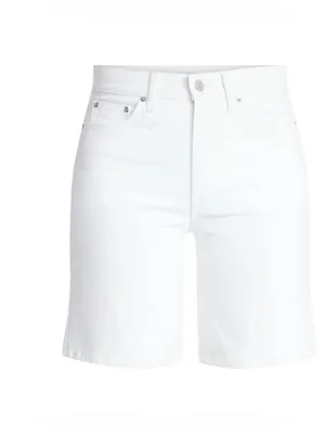 Time and Tru White Bermuda Shorts Size 10 thumbnail 3