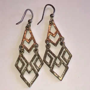 Geometric Dangle Earrings thumbnail 5