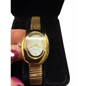 NWOT Heaven Mayhem Gold Tone Oval Watch thumbnail 9