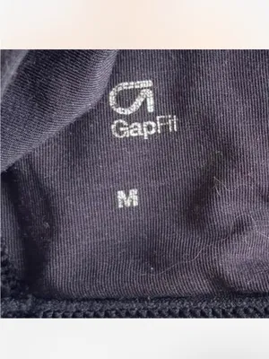 GapFit Breathe Low Support Strappy Sports Bra Black Lululemon Inspo M thumbnail 5