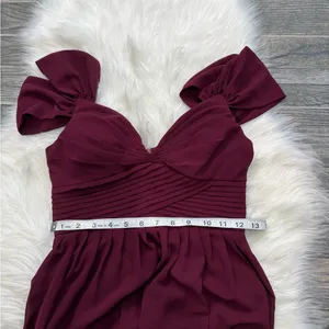 NWOT Lulus Make Me Move Burgundy Maxi Dress thumbnail 10