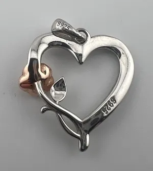 Sister Pendant Sterling Silver Pendant thumbnail 1