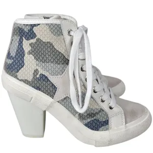 Vintage Havana Women's High Top Heeled Fashion Sneakers Camo Multi Size‎ 5.5 thumbnail 7