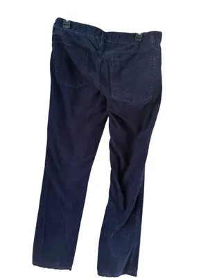 Women's J.Crew Navy Corduroy Matchstick Straight Leg Pants Size 31 thumbnail 9