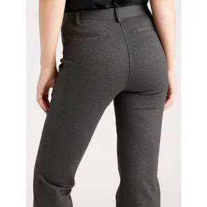 Quince Ultra Stretch Ponte Bootcut Pants Charcoal Gray Size Large Work Career thumbnail 7