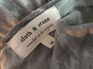 Anthropologie Cloth & Stone sleeveless animal print jumpsuit Sz M thumbnail 7