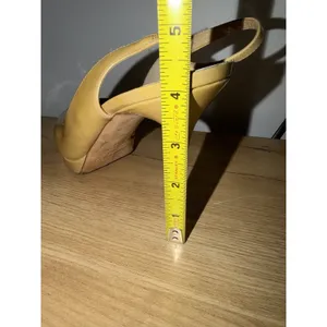 Jimmy Choo Peeptoe Slingback Nude Heels Size 40‎ SEE PHOTOS J thumbnail 11