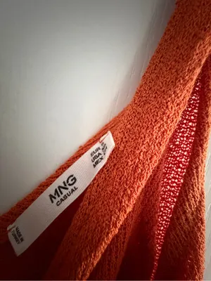 Mango Orange Women’s Tank Midi Dress cover up thumbnail 3
