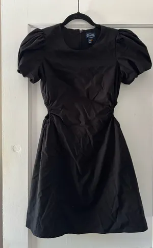 Y2K Black Poplin Dress thumbnail 1
