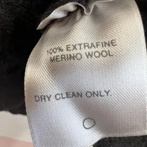 Nordstrom Gray Wool Sweater Collared‎ Made in Italy Minimalist Classic Luxury Small thumbnail 5