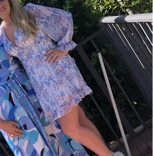 Floral dress Blue Size L thumbnail 2