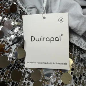 New Dwirapal Womens Size XL Silver Disc Sequin Mini Skirt Elastic Waist Party thumbnail 6
