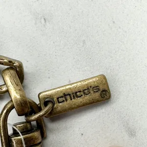 Chico's Free Spirit Gold Tone Chain Belt Medium/Large (M/L) ✨ thumbnail 15