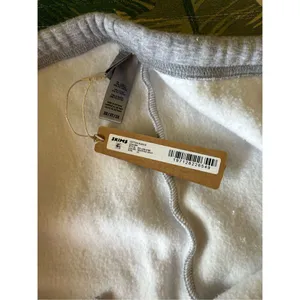 NWT SKIMS Cotton Fleece Jogger 3X Light Heather Gray Sweatpants 30.5 Inseam thumbnail 2