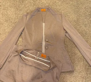 Elegant Tan Women's Blazer Size 4 thumbnail 1