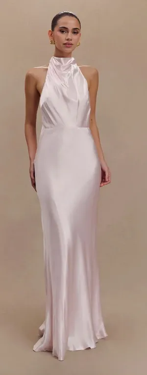 Meshki Blush Pink maxi dress thumbnail 1