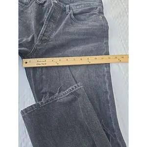 AGOLDE Lana Jean Women’s Size 30 Black Straight Leg Button Fly thumbnail 9