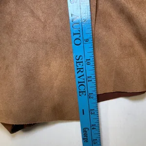 Hyfve Faux Suede Moto Jacket‎ and Skort Set Cognac Brown Sz M cowgirl festival thumbnail 14