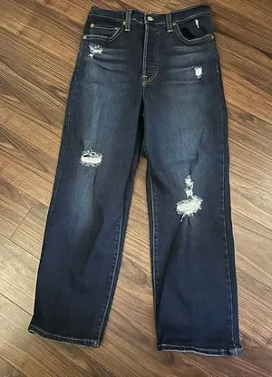 Levi’s ribcage ankle straight jeans 27 thumbnail 1