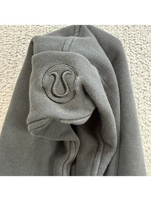 Lululemon Scuba Oversized Half-Zip Hoodie Black Women's M/L Yoga Running Gym thumbnail 6