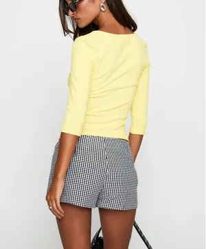 Princess Polly gingham mini shorts  thumbnail 2