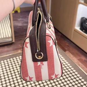 coach Rowan Satchel Bag With Stripe Star Print 2866 thumbnail 5