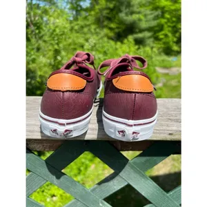 Vans Womans Comfycush Era Sneakers Sz 10 Burgundy￼ thumbnail 3