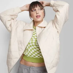 Brand New White Bomber Jacket thumbnail 1