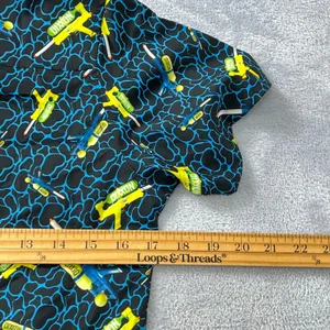 Dixxon Party Soaker 5000 Shirt Womens Small Black Water Gun Print Stretch Casual thumbnail 8