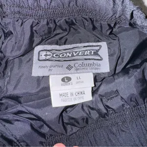 Columbia VL 8170 Convert Pants Womens L Black Insulated Snow Ski Elastic Waist thumbnail 2