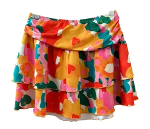 Princess Polly Viviene Sarong Colorful Floral Skirt Size Women’s 4 - Small thumbnail 1