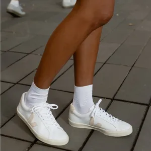 VEJA Esplar Women’s White Leather Sneakers with Suede V Logo Size 9 (32) thumbnail 2